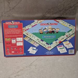 2002 Collectors Edition Monopoly Peanuts Edition Board Game Complete Set